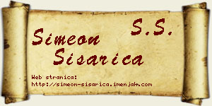 Simeon Šišarica vizit kartica